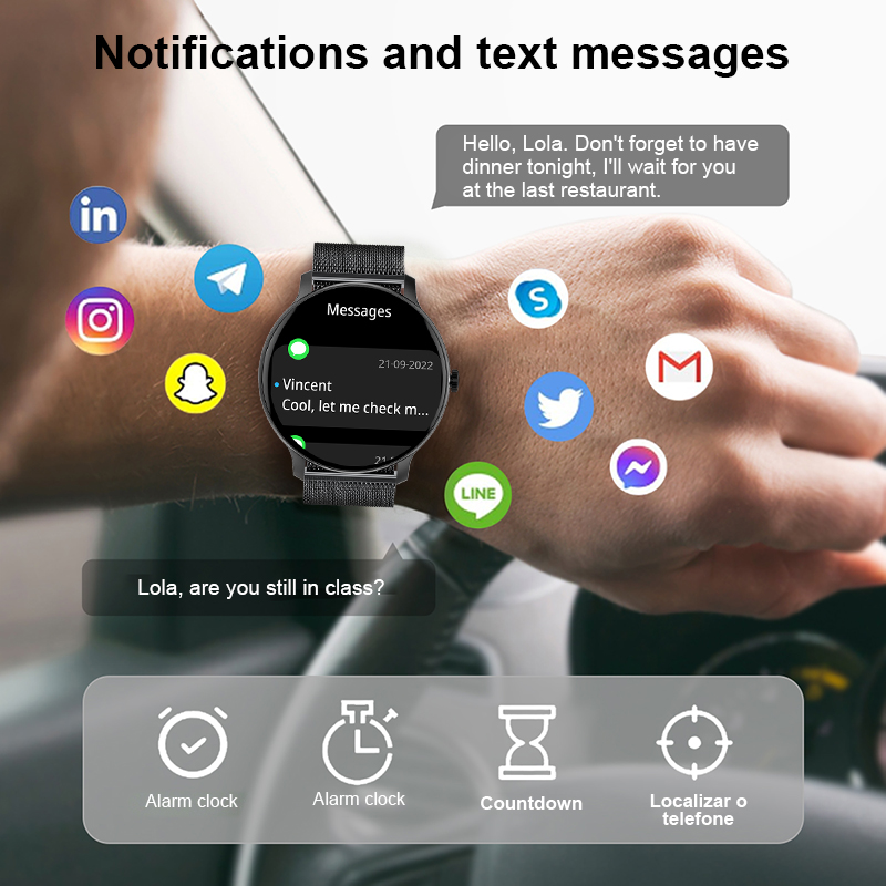 Relógio Inteligente 2026 para  - Breath Rate Monitor avaliação e preço
